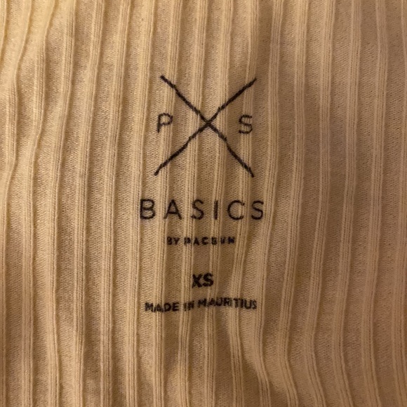 yellow pacsun tank, XS - Picture 3 of 3